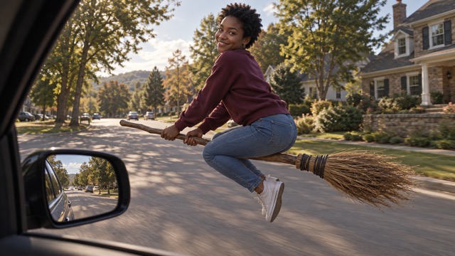 A Smile Before The AI Broom Trend Getaway