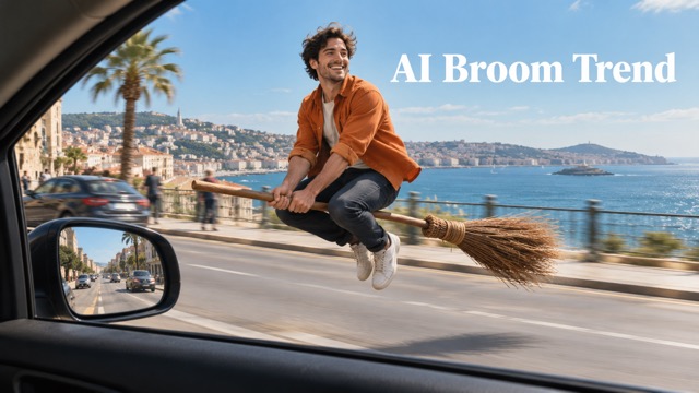 AI Broom Trend: Your Magical Ride Is Here